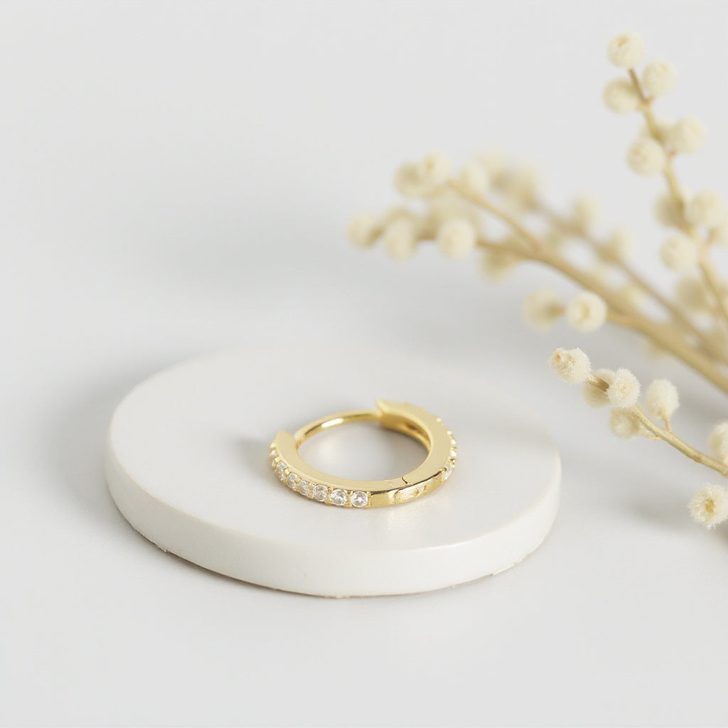 Boucle d'oreille Rayon d'or